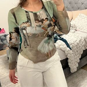 Artistic Print Women's Top